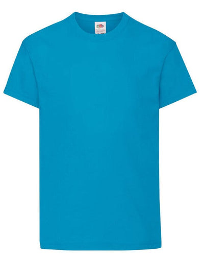 Fruit Of The Loom 61019 FOTL Kids Original T - Azure Blue