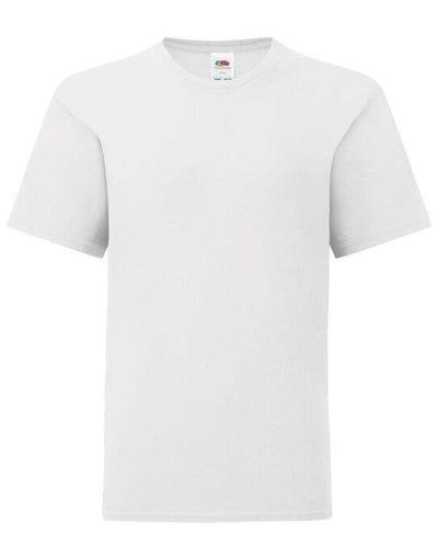 Fruit Of The Loom 61023 FOTL Kid's Iconic 150 T - White