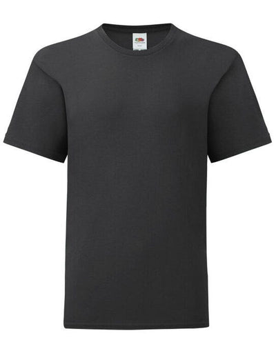 Fruit Of The Loom 61023 FOTL Kid's Iconic 150 T - Black