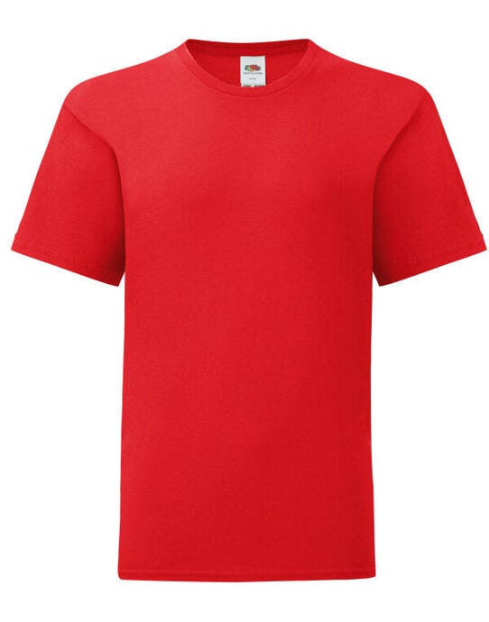 Fruit Of The Loom 61023 FOTL Kid's Iconic 150 T - Red