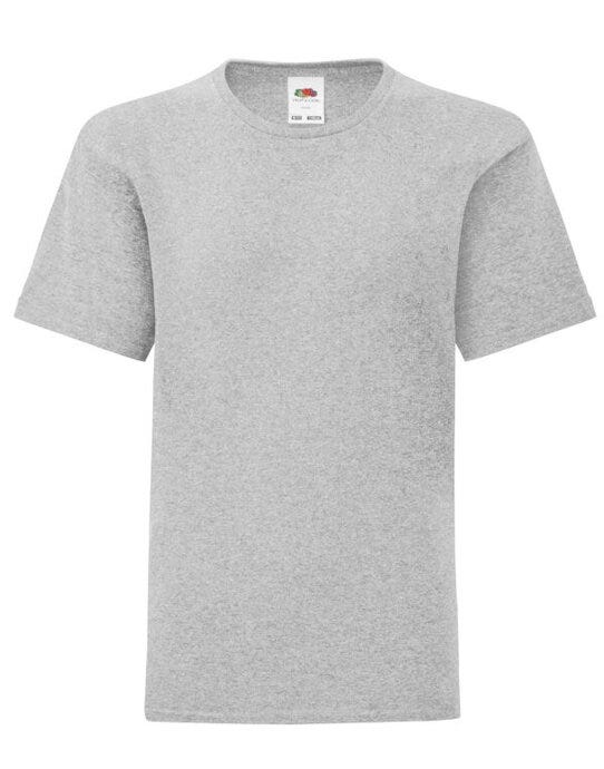 Fruit Of The Loom 61023 FOTL Kid's Iconic 150 T - Heather Grey
