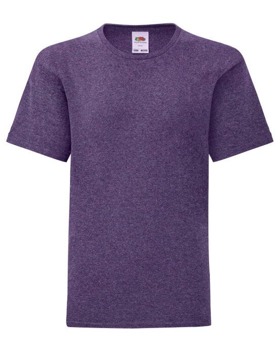 Fruit Of The Loom 61023 FOTL Kid's Iconic 150 T - Heather Purple