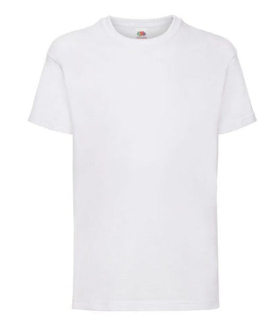 Fruit of the Loom 61033 White plain Kids’ Valueweight T-Shirt