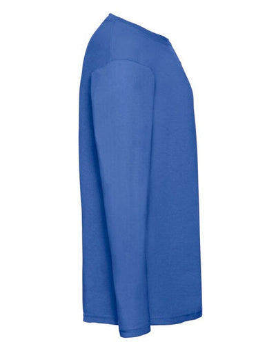 Fruit Of The Loom 61038 FOTL Mens Valueweight Long Sleeve T - Royal