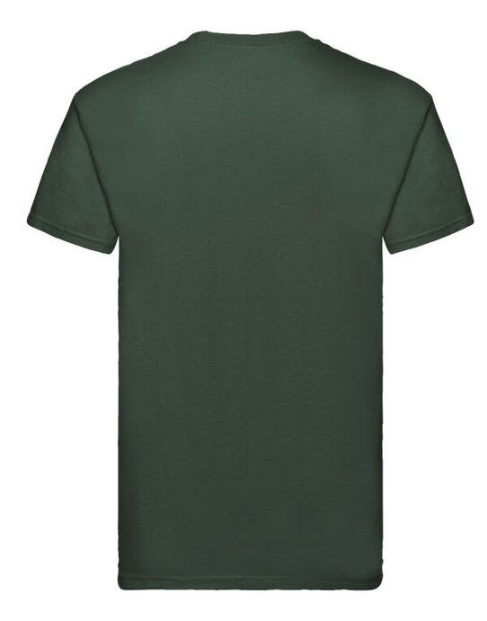 Fruit Of The Loom 61044 FOTL Mens Super Premium T - Bottle Green