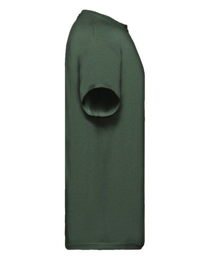 Fruit Of The Loom 61044 FOTL Mens Super Premium T - Bottle Green