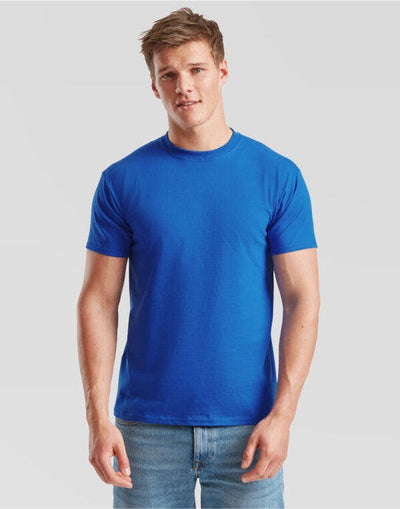 Fruit Of The Loom 61044 FOTL Mens Super Premium T - Royal