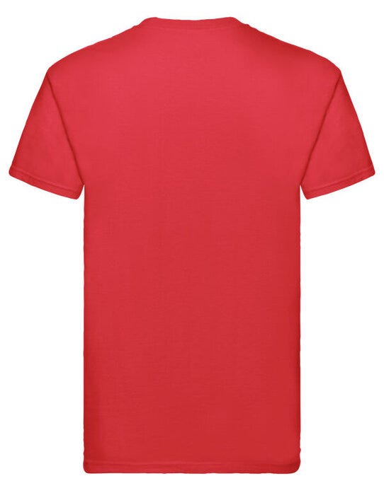 Fruit Of The Loom 61044 FOTL Mens Super Premium T - Red