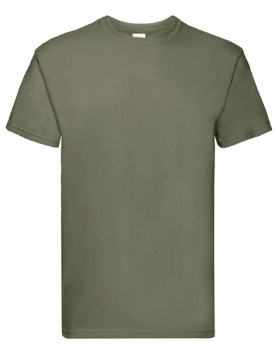 Fruit Of The Loom 61044 FOTL Mens Super Premium T - Classic Olive
