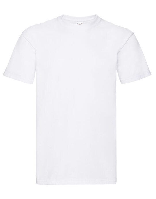 Fruit Of The Loom 61044 FOTL Mens Super Premium T - White