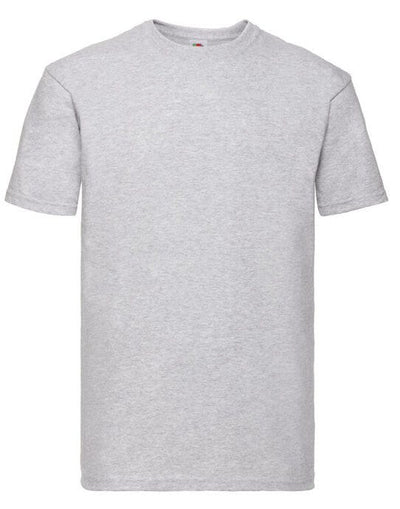 Fruit Of The Loom 61044 FOTL Mens Super Premium T - Heather Grey