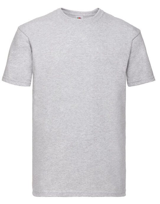 Fruit Of The Loom 61044 FOTL Mens Super Premium T - Heather Grey