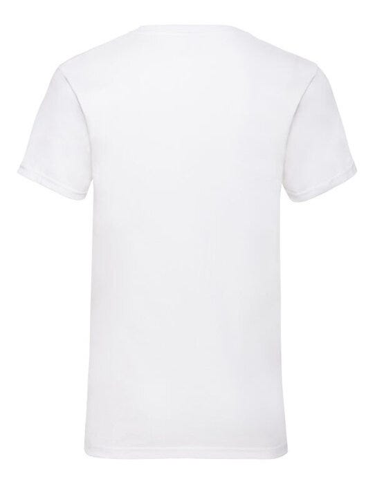 Fruit Of The Loom 61066 FOTL Mens Valueweight V-Neck T - White