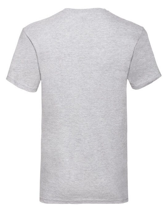 Fruit Of The Loom 61066 FOTL Mens Valueweight V-Neck T - Heather Grey