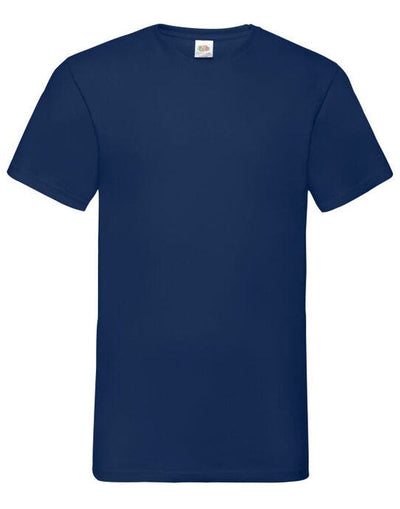 Fruit Of The Loom 61066 FOTL Mens Valueweight V-Neck T - Navy Blue