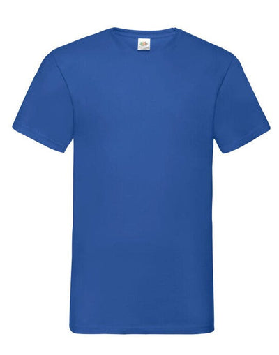 Fruit Of The Loom 61066 FOTL Mens Valueweight V-Neck T - Royal