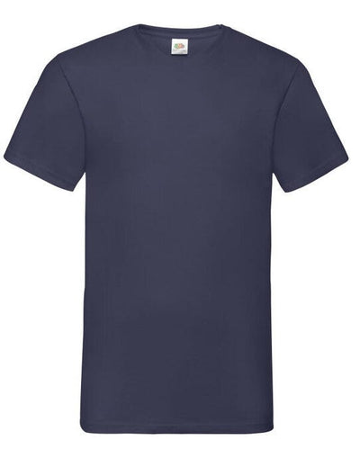 Fruit Of The Loom 61066 FOTL Mens Valueweight V-Neck T - Deep Navy