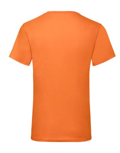 Fruit Of The Loom 61066 FOTL Mens Valueweight V-Neck T - Orange