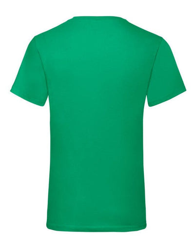 Fruit Of The Loom 61066 FOTL Mens Valueweight V-Neck T - Kelly Green