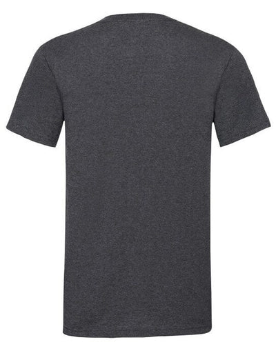 Fruit Of The Loom 61066 FOTL Mens Valueweight V-Neck T - Dark Heather