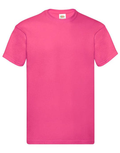 Fruit Of The Loom 61082 FOTL Mens Original T - Fuchsia