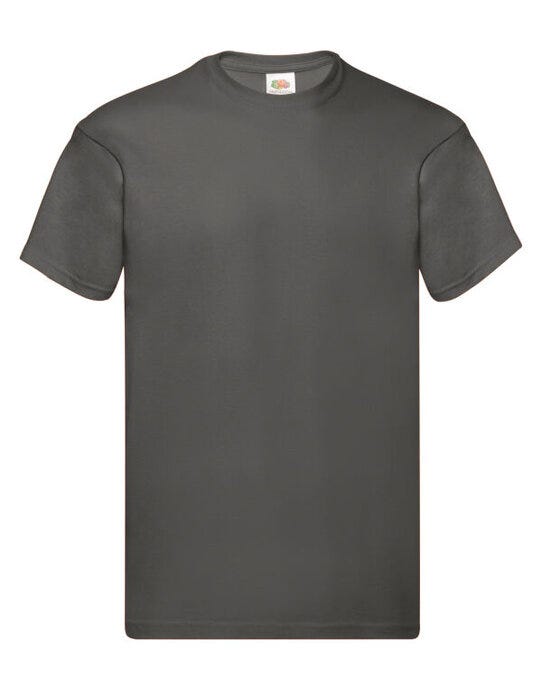 Fruit Of The Loom 61082 FOTL Mens Original T - Light Graphite