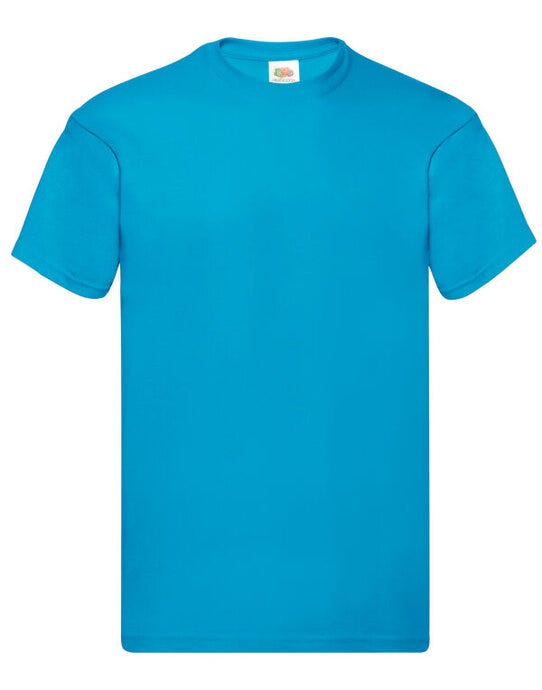 Fruit Of The Loom 61082 FOTL Mens Original T - Azure Blue