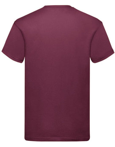 Fruit Of The Loom 61082 FOTL Mens Original T - Burgundy
