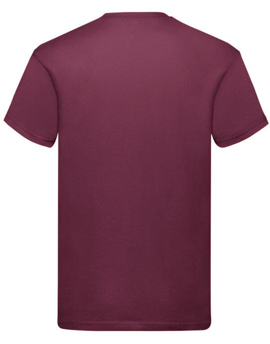 Fruit Of The Loom 61082 FOTL Mens Original T - Burgundy