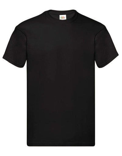 Fruit Of The Loom 61082 FOTL Mens Original T - Black