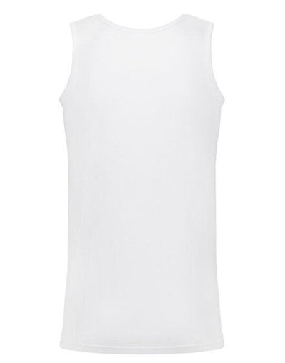 Fruit Of The Loom 61098 FOTL Mens Valueweight Athletic Vest - White