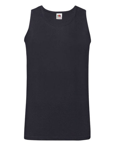 Fruit Of The Loom 61098 FOTL Mens Valueweight Athletic Vest - Deep Navy