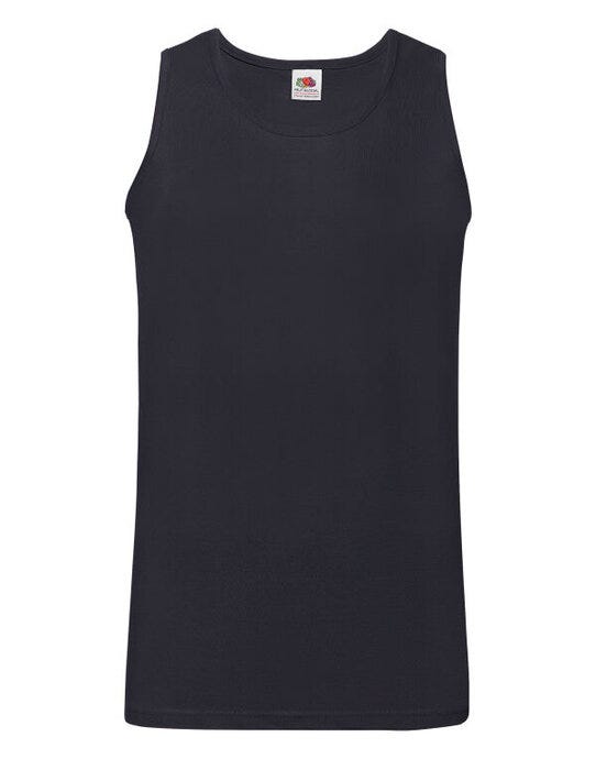 Fruit Of The Loom 61098 FOTL Mens Valueweight Athletic Vest - Deep Navy