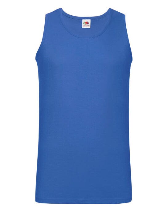 Fruit Of The Loom 61098 FOTL Mens Valueweight Athletic Vest - Royal