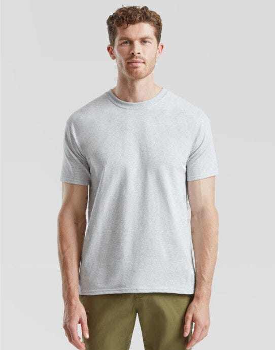 Fruit Of The Loom 61212 Heavy Cotton Tee - Heather Grey