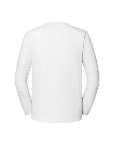 Fruit Of The Loom 61360 FOTL Mens Iconic 195 Premium LS T - White