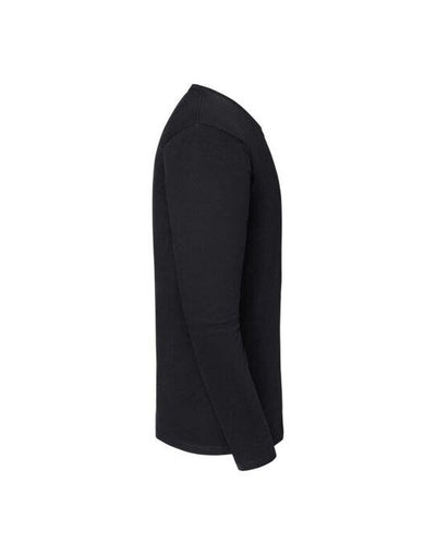 Fruit Of The Loom 61360 FOTL Mens Iconic 195 Premium LS T - Black