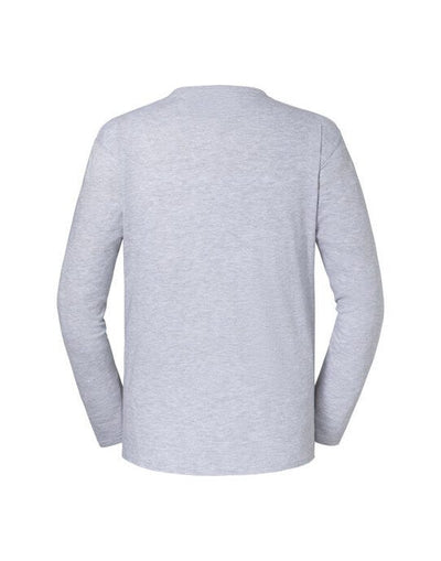 Fruit Of The Loom 61360 FOTL Mens Iconic 195 Premium LS T - Heather Grey