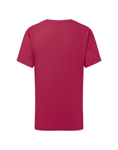 Fruit Of The Loom 61363 FOTL Kids Iconic 195 T - Cranberry