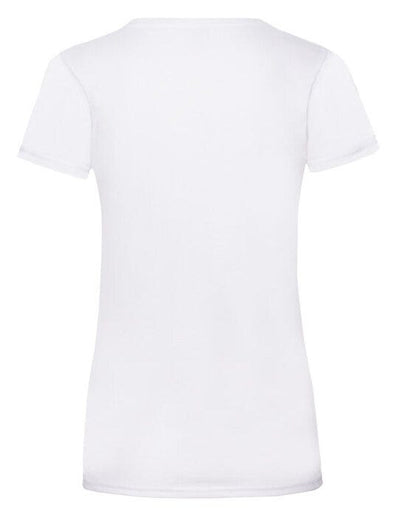 Fruit Of The Loom 61372 FOTL Ladies Valueweight T - White