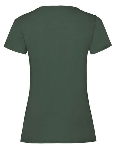 Fruit Of The Loom 61372 FOTL Ladies Valueweight T - Bottle Green