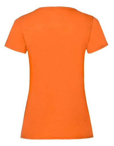 Fruit Of The Loom 61372 FOTL Ladies Valueweight T - Orange