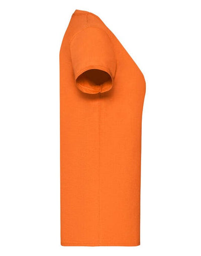 Fruit Of The Loom 61372 FOTL Ladies Valueweight T - Orange
