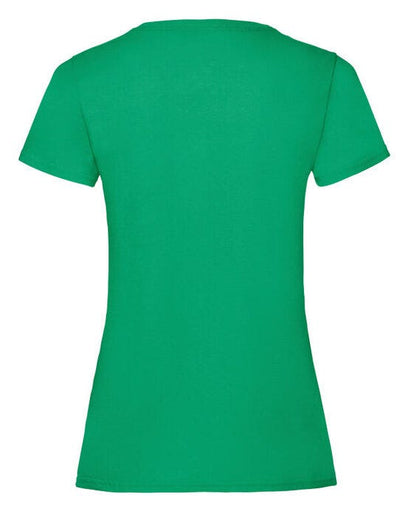 Fruit Of The Loom 61372 FOTL Ladies Valueweight T - Kelly Green