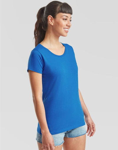 Fruit Of The Loom 61372 FOTL Ladies Valueweight T - Royal