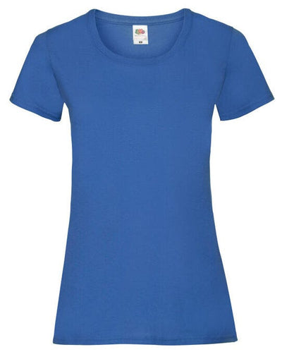Fruit Of The Loom 61372 FOTL Ladies Valueweight T - Royal