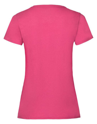 Fruit Of The Loom 61372 FOTL Ladies Valueweight T - Fuchsia