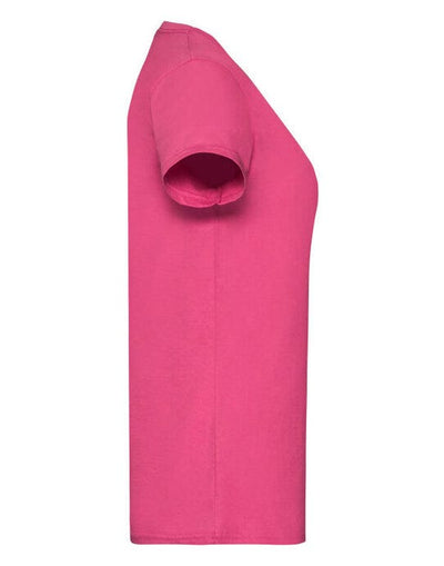 Fruit Of The Loom 61372 FOTL Ladies Valueweight T - Fuchsia