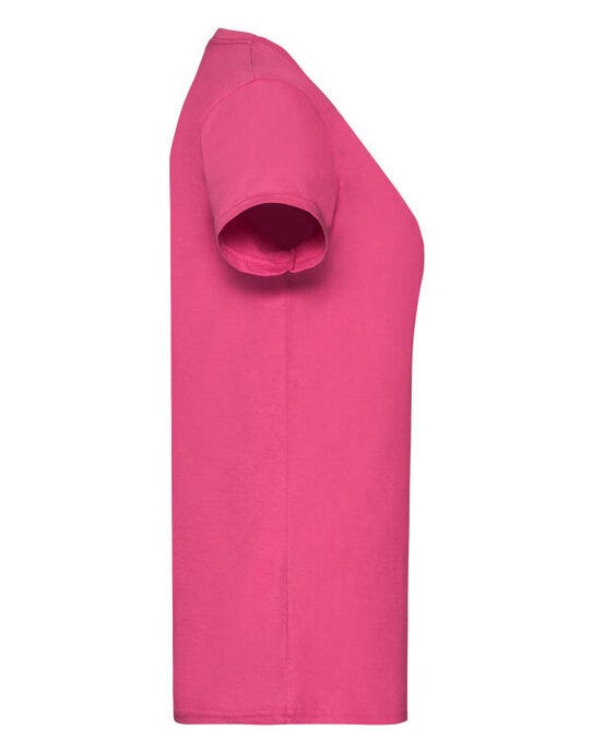 Fruit Of The Loom 61372 FOTL Ladies Valueweight T - Fuchsia