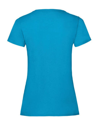 Fruit Of The Loom 61372 FOTL Ladies Valueweight T - Azure Blue